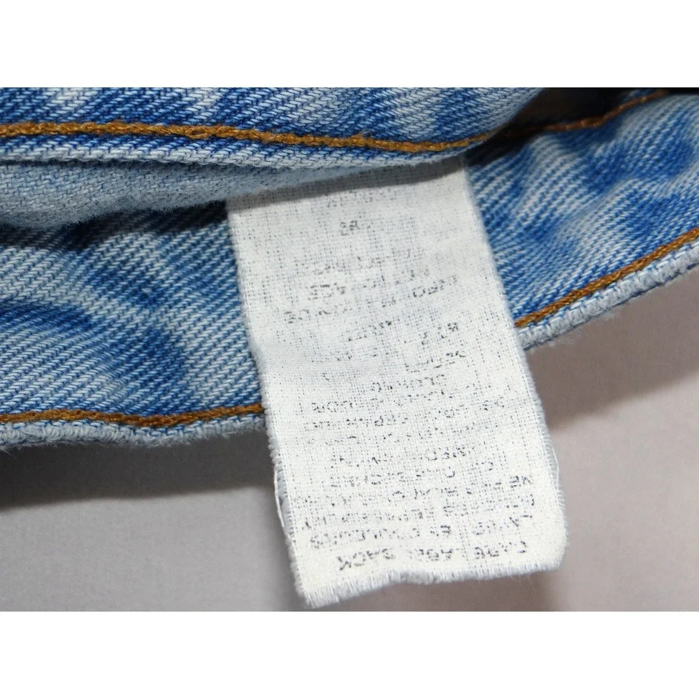 Vintage Y2K Tommy Hilfiger‎ Light Wash Denim High Waisted Shorts Womens Size 8